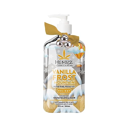 Hempz Body Lotion - Nourishing Hydration with Hemp Seed Oil, Vanilla Scent - 17oz