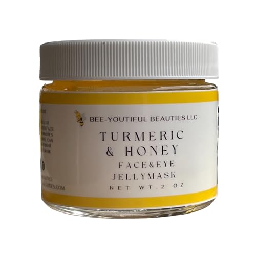 Bee Pollen Jelly Face Mask - Antioxidant-Rich Hydration, Nourishing Turmeric & Honey - 2 oz