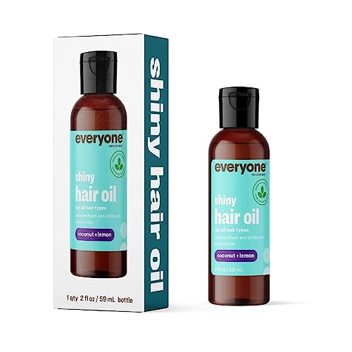 Everyone Hair Care Hair Oil - Nourishing Shine & Frizz Control, Pure Coconut & Lemon - 2 fl oz