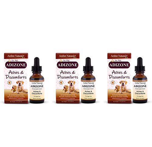 Amber NaturalZ Pet Supplement - Supports Joint Comfort for Active Dogs - 1oz (3-Pack)