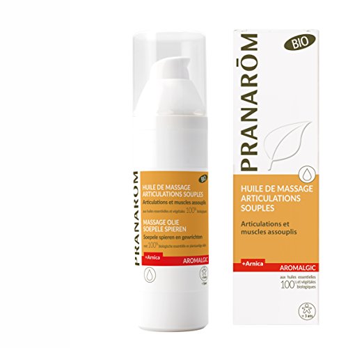 Pranarôm Science Massage Oil - Eases Muscle Stiffness, 100% Organic Essential Oils - 100ml