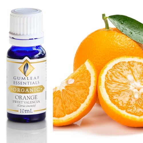 Gumleaf Essentials Organic Sweet Valencia Orange Essential Oil - Pure, Certified Organic - 10ml