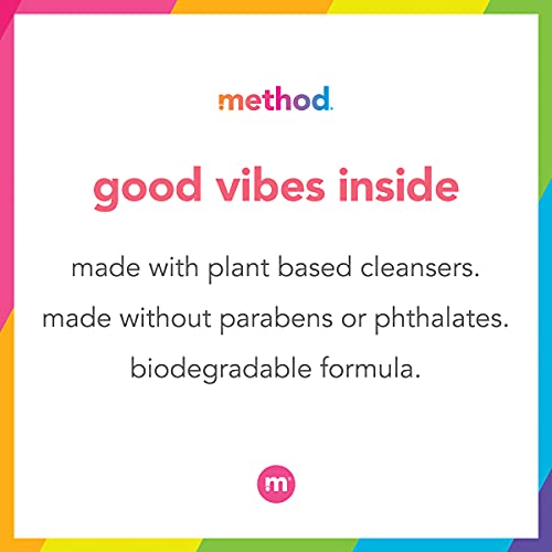 Method Body Wash - Nourishing Coconut & Rice Milk, Paraben-Free, Biodegradable - 28oz