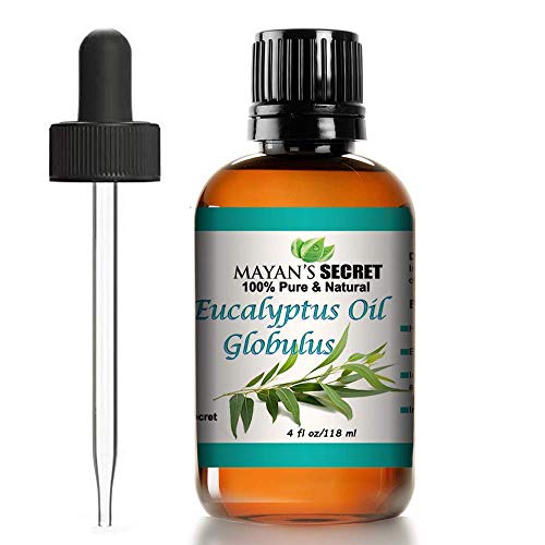 Mayan's Secret Eucalyptus Globulus Essential Oil - Clear Breathing, Mucus Relief - 100% Pure