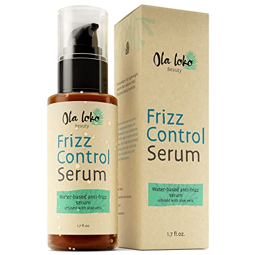 Ola LokoLove Hair Serum - Tames Frizz, Hydrates with Aloe Vera & Collagen - 4oz