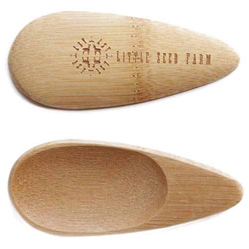 Little Seed Farm Deodorant Cream Applicators - Reusable Bamboo, Less Waste - 2 Pack