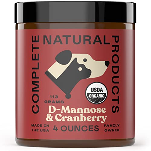 Complete Natural Pet Supplement - Supports Urinary Health, D-Mannose & Cranberry - 4oz