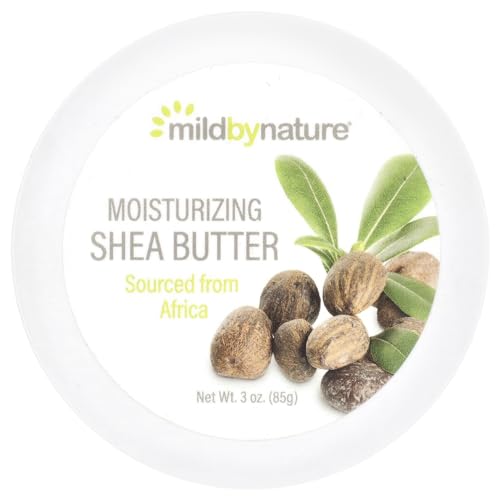 Mild by Nature Moisturizing Shea Butter - Hexane-Free, pH Balanced, All Skin Types - 3 oz