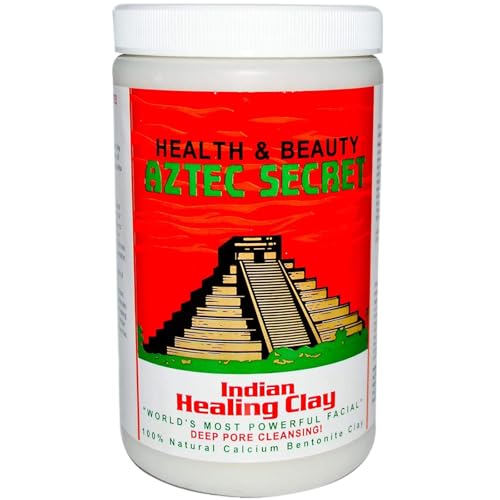 Aztec Secret Face Mask - Deep Pore Cleanser, 100% Natural Calcium Bentonite Clay - 2 lb.