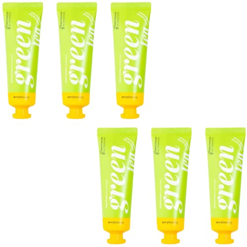AVRYBEAUTY Green Tea Shea Butter Lotion Set - Deeply Hydrates Dry Skin, 100% Vegan - 6 Pack, 1.5 oz