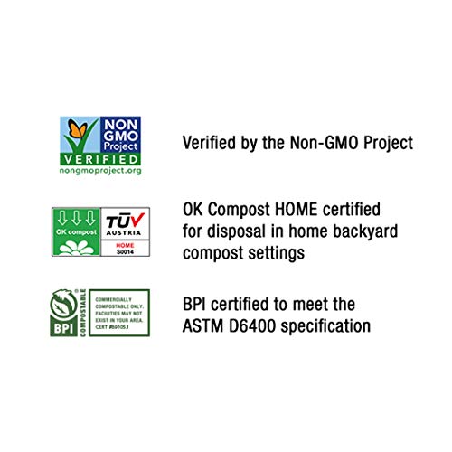 BioBag Compost Bag - Certified 100% Compostable, Convenient 11x17 Size, 2000 Count