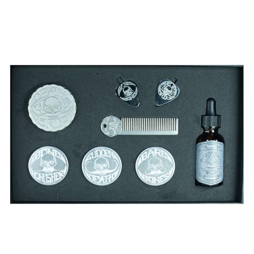 THE VINTAGE GROOMING CO. Mustache Wax Kit - Versatile Scents, Nourishing Oil, Refillable Inserts