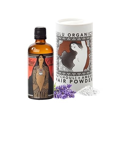 Lulu Organics Hair Care Set - Hydrating Argan Oil & Refreshing Dry Shampoo - 2 Pack