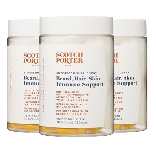 Scotch Porter Superfood Supplement - Immune Support, Hair & Skin Health, Vegan - 30 Capsules