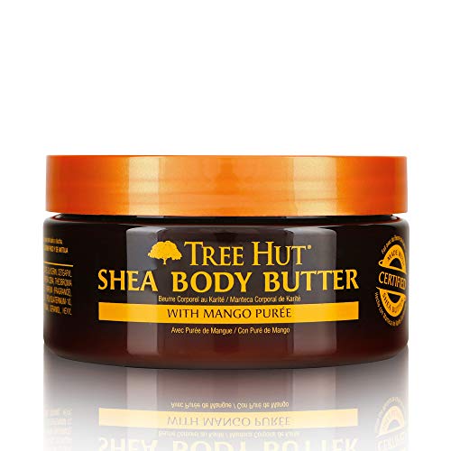 Tree Hut Shea Body Butter - Intense Hydration, Paraben-Free, Nourishing Mango Scent - 7oz