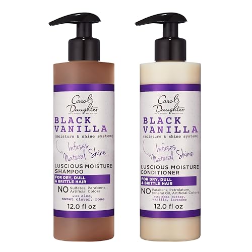 Carol's Daughter Hair Care Bundle - Moisturizing Shampoo & Conditioner for Curly Hair - 1 Kit