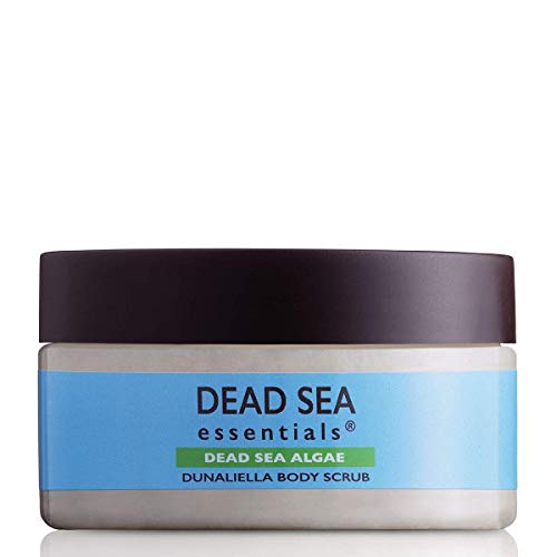 Dead Sea Essentials Body Scrub - Deep Cleansing, Moisturizing Algae & Mineral Blend - 12oz