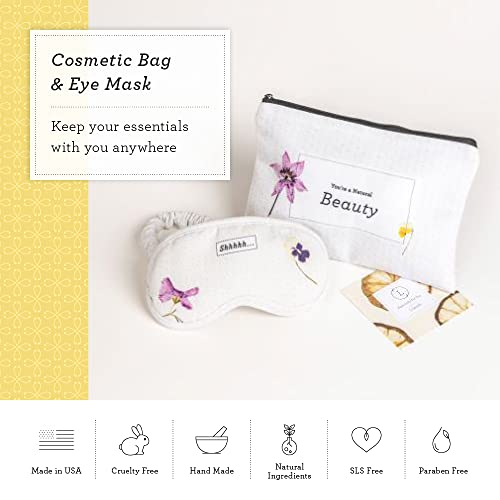 Lizush Bath & Body Gift Set - All-Natural Spa Experience, Ylang Ylang & Citrus - 15 Pieces