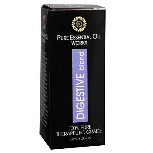Pure Essential Oil Works Digestive Blend - Soothing Relief, Natural & Paraben-Free - 0.33oz