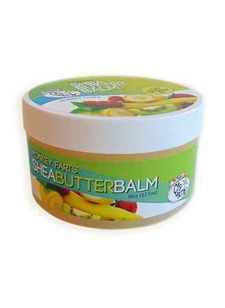 CJ's BUTTer Body Balm - Deep Healing, Pediatrician Recommended, Fun Monkey Farts Scent - 6oz