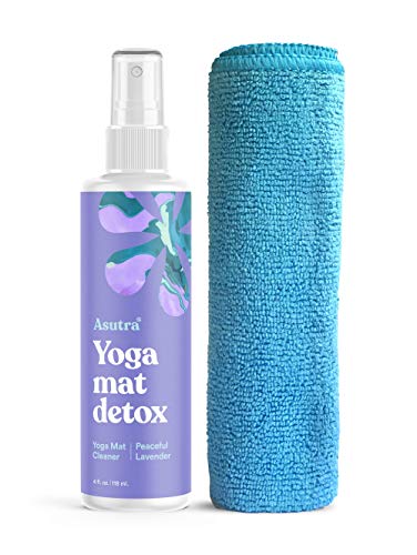 Yoga Mat Cleaner Spray | 4 fl oz, Organic Essential Oils, Deep-Cleansing Formula