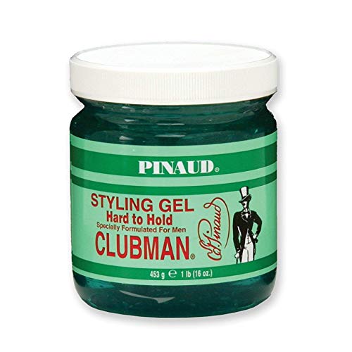 Pinaud Clubman Hair Gel - Non-Greasy Hold, Conditions & Styles - 16 oz for Men
