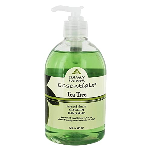 Clearly Natural Liquid Hand Soap with Pump - Organic, Non-GMO, Tea Tree - 12 fl oz