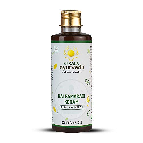 Kerala Ayurveda Nalpamaradi Keram - Nourishing Skin Oil, Turmeric & Vitamin C Infused - 6.8oz