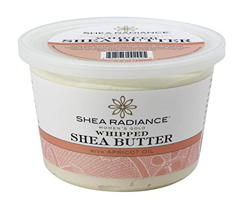 SHEA RADIANCE Whipped Shea Butter - Nourishing Moisturizer, Soothing Chocolate Peppermint - 5oz