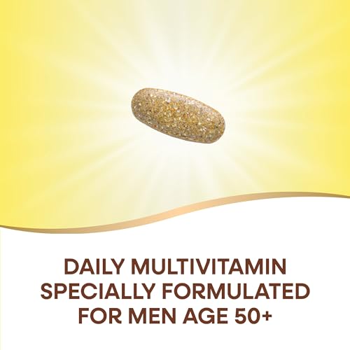 Nature's Way Alive! Men's 50+ Multivitamin - Supports Brain, Eye & Heart Health - 60 Tablets