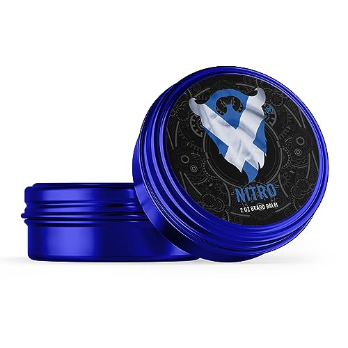 Beard Octane Nitro Beard Balm - Tames, Conditions & Hydrates - Blueberry Coffee Scent - 2 Oz