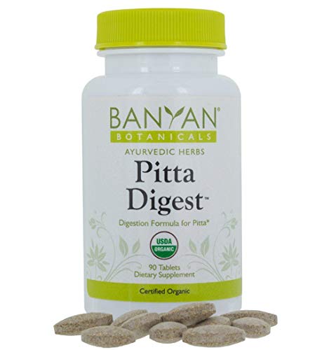 Banyan Botanicals Digestive Enzyme Blend - Cooling & Soothing for Comforting Digestion - 90 Tablets