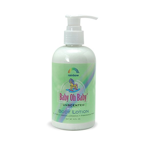 Rainbow Research Baby Body Lotion - Antioxidant Protection, Hypoallergenic, Unscented - 8 Oz