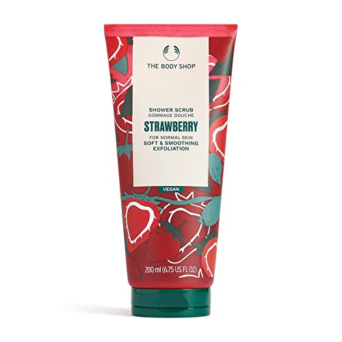 The Body Shop Strawberry Body Scrub - Softens & Exfoliates with Natural Ingredients - 6.75oz