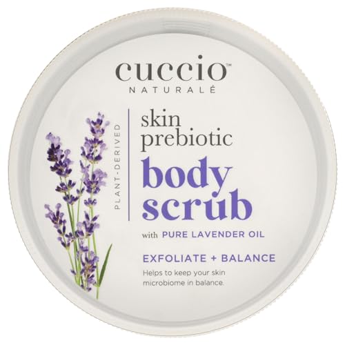 Cuccio Naturale Body Scrub - Antioxidant-Rich Chamomile & Calming Lavender - 8 oz