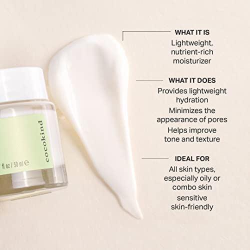 Cocokind Moisturizer - Hydrating, Lightweight, Improves Skin Tone, Sensitive Skin Friendly - 2oz
