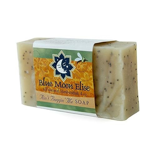 Blue Moon Elise Citronella Bar Soap - Bug Repellent, Natural Ingredients, Gentle Clean - 4oz