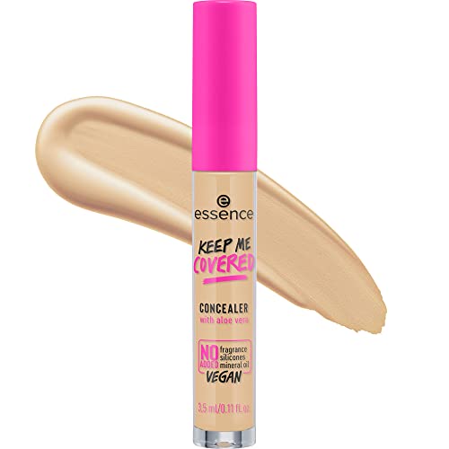 essence Keep Me Covered Concealer - Lightweight, Hydrating, Vegan - 40 Shell