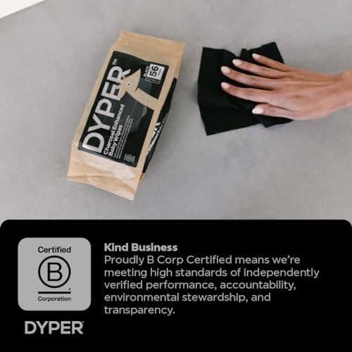 DYPER Baby Wipes - Soft & Absorbent, Hypoallergenic, Plant-Based Materials - 20 Packs (1120 Count)