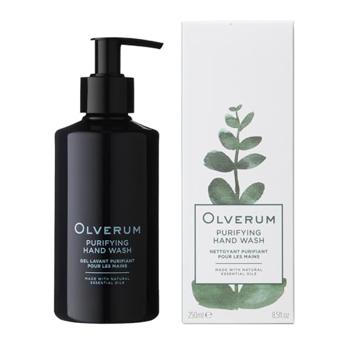 OLVERUM Natural Purifying Hand Wash - Vegan, 90% Natural, RSPO Certified - 8.5 fl oz