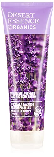 Desert Essence Body Lotion - Nourishing Lavender Scent, Non-Greasy, Organic - 8 fl oz
