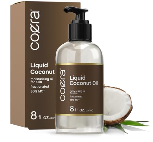 Coera Body Oil - Nourishing Liquid Coconut Oil, Gluten-Free & Non-GMO - 8 fl oz
