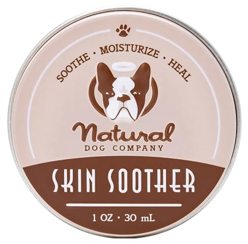 Natural Dog Company Skin Soother - Allergy & Itch Relief for Dogs, 100% Natural Ingredients - 2 oz