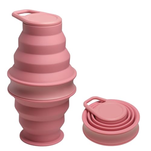 Opard Collapsible Water Bottle - BPA-Free, Leak-Proof, Anti-Collapse Design - 17.5oz
