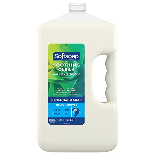 Softsoap Moisturizing Liquid Hand Soap - Leaves Skin Soft, pH Balanced, 1-Gallon Bottle