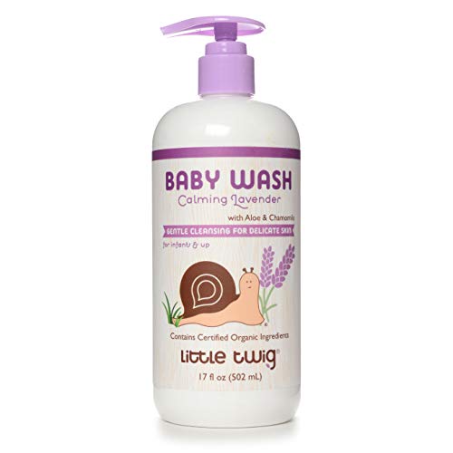 Little Twig 2-in-1 Baby Wash - Hypoallergenic, Organic Lavender, Gentle Cleanser - 17 fl. oz.