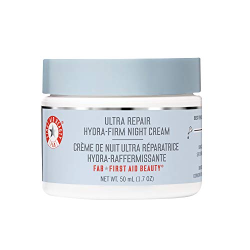 First Aid Beauty Night Cream - Hydrates & Reduces Fine Lines, Dermatologist Tested - 1.7 Oz