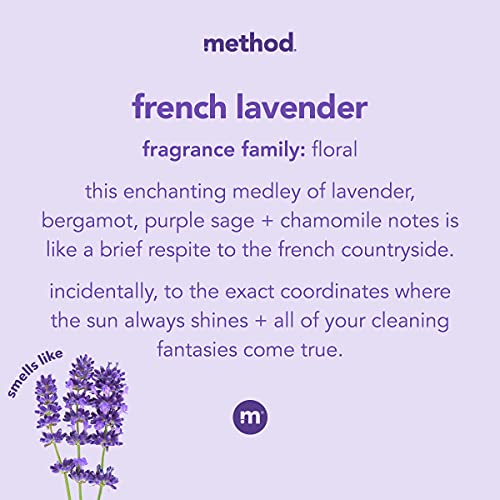Method All-Purpose Cleaning Wipes - Plant-Based Power, Compostable, French Lavender - 210 Count