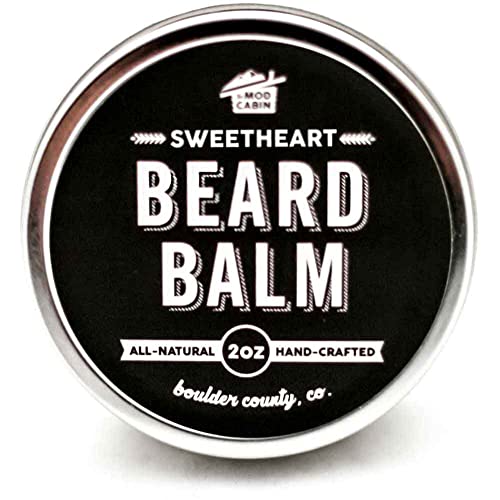 Sweetheart Beard Balm - Natural Moisture & Hold, Promotes Growth - 100% Plant Extracts