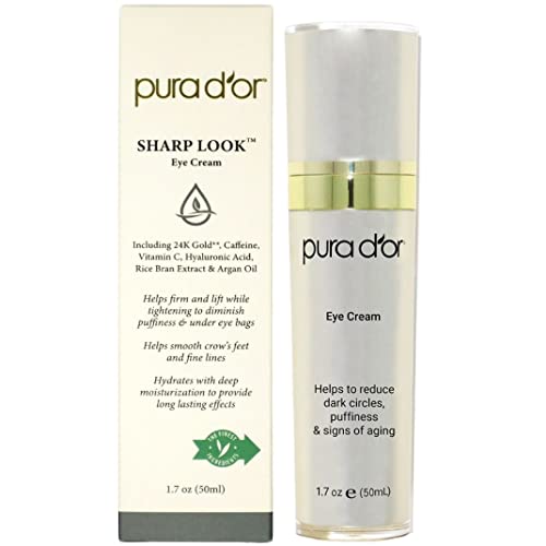 PURA D'OR Eye Cream - Youth-Enhancing Formula for Firmness, Reduced Wrinkles & Puffiness - 1.7oz